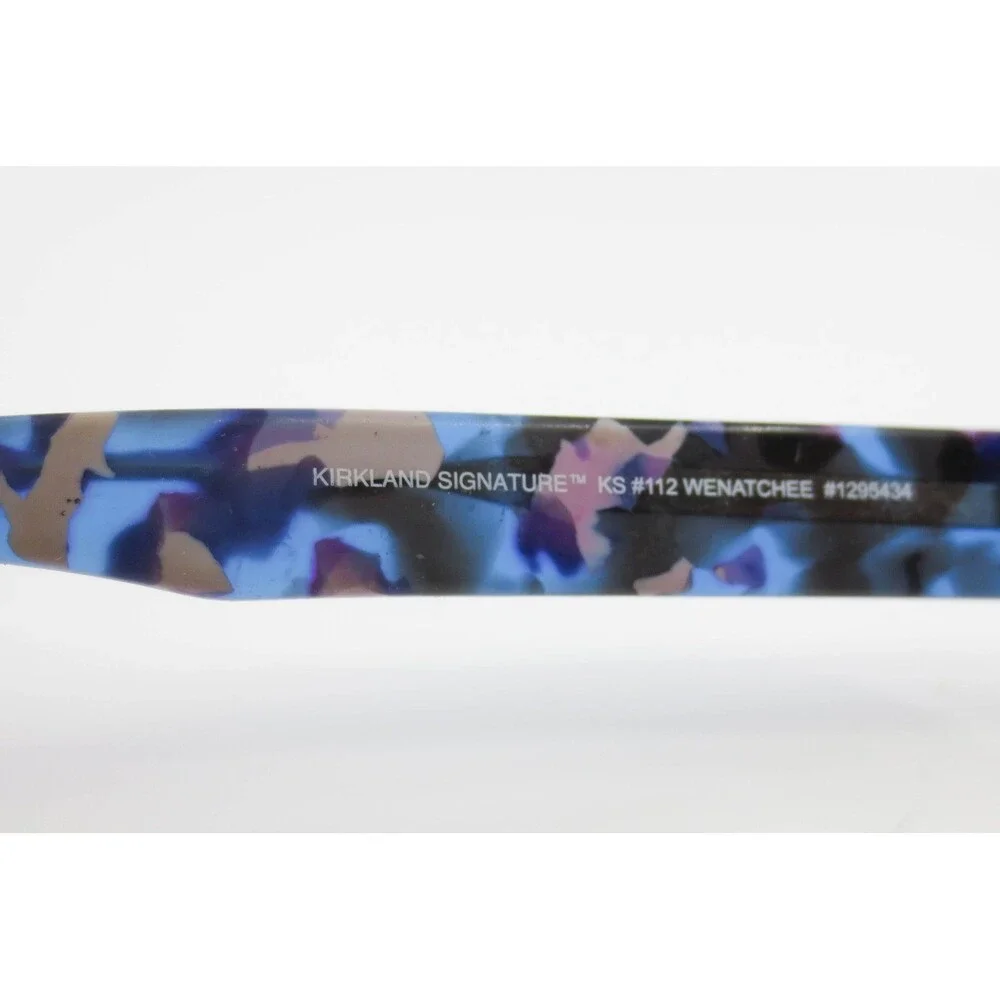 Kirkland Signature KS #112 Wenatchee Blue Tortoise Cat Eye Eyeglasses 53-17-140